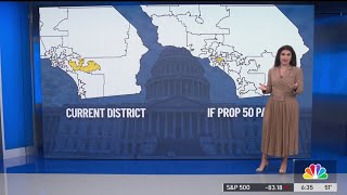 These districts are affected if Prop 50 passes