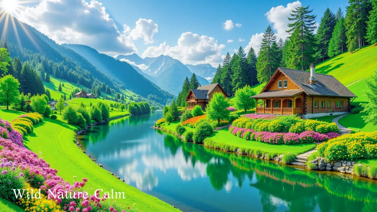 Relaxing 4K Nature Music 🌳 | Deep Calm for Stress & Anxiety Relief