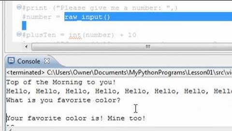 Python 2 Variables and Strings