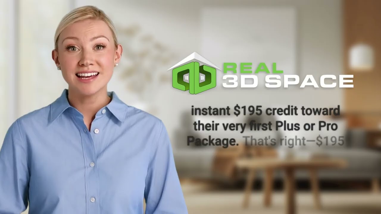 Real 3d Space $195 Credit Towards The Plus & Pro Package
