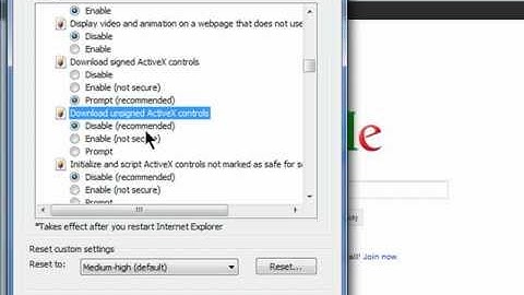 Unblock ActiveX to View HTVSI DVR through Internet Explorer