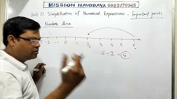 Navodaya Maths || Unit 11 ( I ) - Simplification of Numerical Expression  ( Importants points ) ||