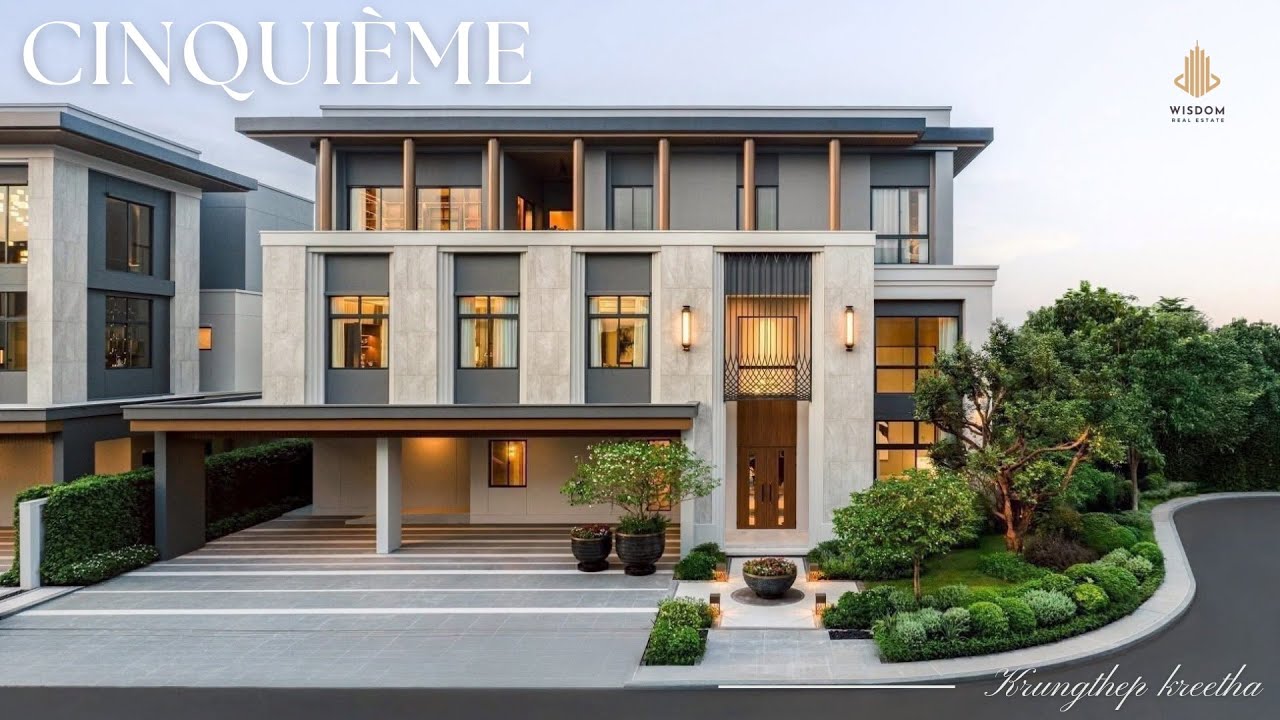 CINQUIÈME Krungthep Kreetha | Private Pool Villa พร้อมลิฟต์ เริ่มต้น 65 ล้าน | 16 หลังเท่านั้น! 