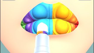 Satisfying and relaxing ASMR Mobile Games - Lips Done - Satisfying Lip Art screenshot 5