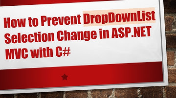 How to Prevent DropDownList Selection Change in ASP.NET MVC with C#