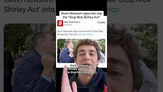 Gavin Newsom signs the Stop Nick Shirley Act