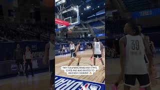 Trey Kaufman-Renn was a standout at AWS G League Combine and continues on with AWS NBA Combine. 👏