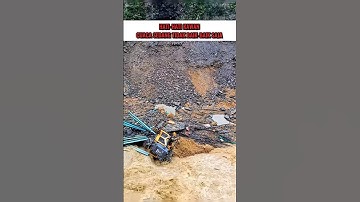 Tiba-tiba Banjir Bandang #automobile #alatberatterbesar #excavator #tambangbatubarakalimantantimur