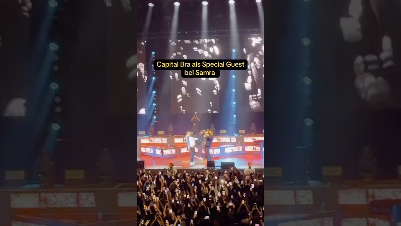 Capital Bra mit Samra auf der Bühe