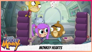 Rocket Monkeys | Full Episode | Monkey Hearts