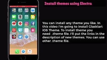 How to Install Themes on iOS 11 - iOS 11.1.2 using Electra Jailbreak!