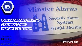 Texecom Odyssey 4 Intruder Alarm Bell Box Cleanup & Demonstration