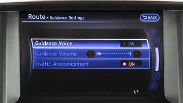 2015 Infiniti Q70 -  Voice Guidance (if so equipped)