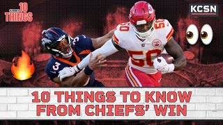 10 Things That STOOD OUT From Chiefs' ROLLERCOASTER Win vs. Broncos