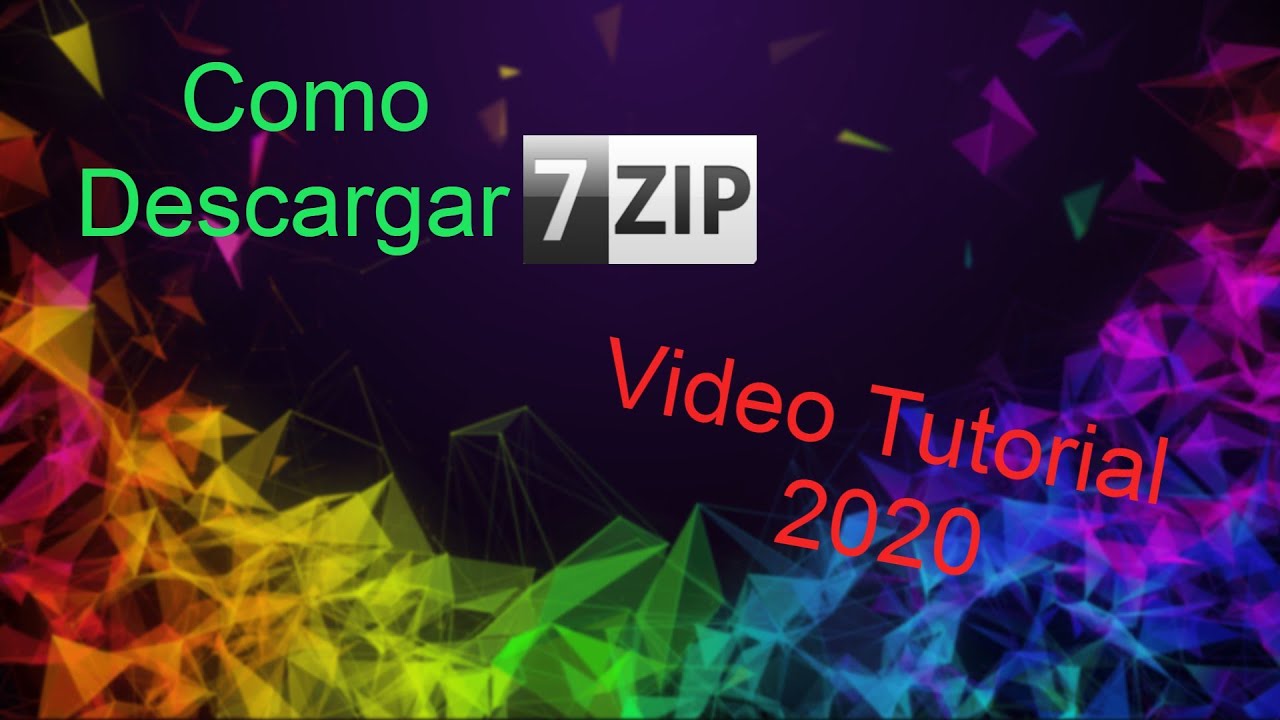 Como Descargar 7-Zip Video Tutorial 2020 /MiJoCaPe