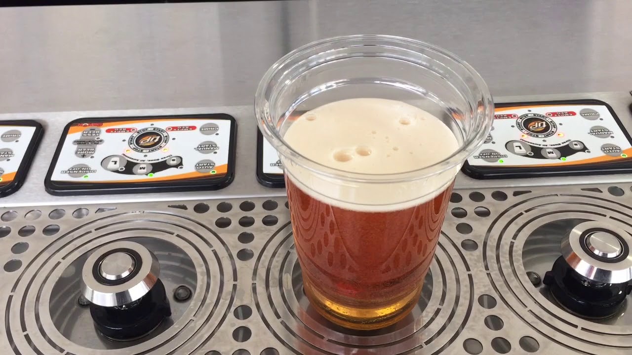 Trying a 'Bottoms Up' beer at the NY State Fair YouTube