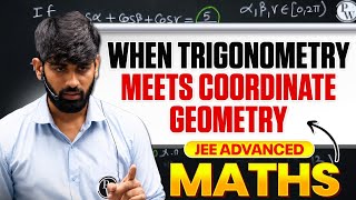 When Trigonometry Meets Coordinate Geometry | JEE Advanced Maths | Concept & Problem Solving