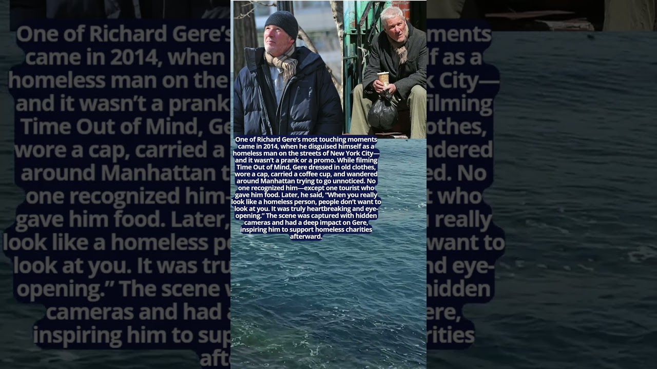 Richard Gere Disguised as a Homeless Man in NYC  
