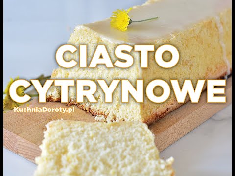 Wideo: Lekkie Ciasto Cytrynowe