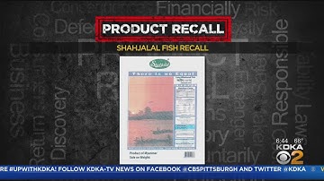 Thousands Of Pounds Of Fish Products Recalled