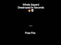Squard Drestroyed In Second 🔥💀😈#ultra #bgmi #freefire #shortsfeed #shortvideo #shorts #short