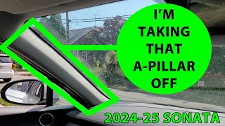 How To Remove 2024-2025 Hyundai Sonata A-Pillar/ Windshield Pillar.