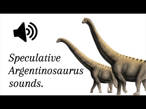 Argentinosaurus Accurate Vocalization Reconstruction
