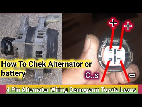 How to Lexus Es350 battery not charging |alternator problems| alternator wiring diagram | Es350 2016