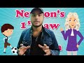 न्यूटन के तीन नियम आसानी से समझे - Newton's laws of motion - Understand in 5 minutes