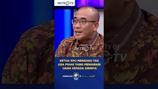 Ketua KPU Hasyim Asy'ari Mengaku Tak Ada Pihak Yang Menawari Uang Kepada Dirinya #shorts