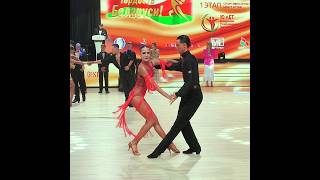 Самба. Александр Рослик и Злата Мустакимова. Молодежь La (Open) 1/2. Гордость Беларуси 2026 (1 этап)