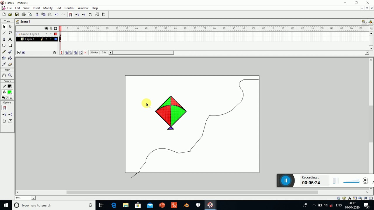 macromedia flash animation toterial hindi 4 - YouTube
