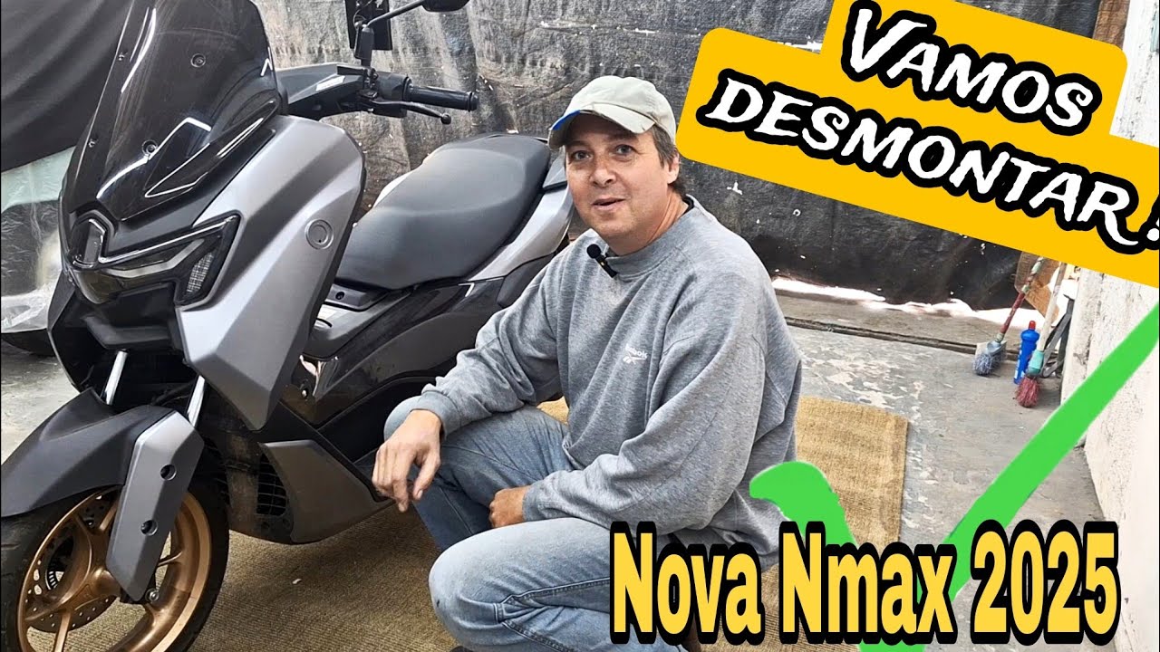 Detalhes parciais - Como desmontar a nova nmax 2025 #nmax #scooter