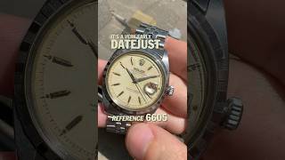 Early Rolex Datejust ref. 6605 #vintagewatch #rolex #watches #watchdealer #rolexdatejust