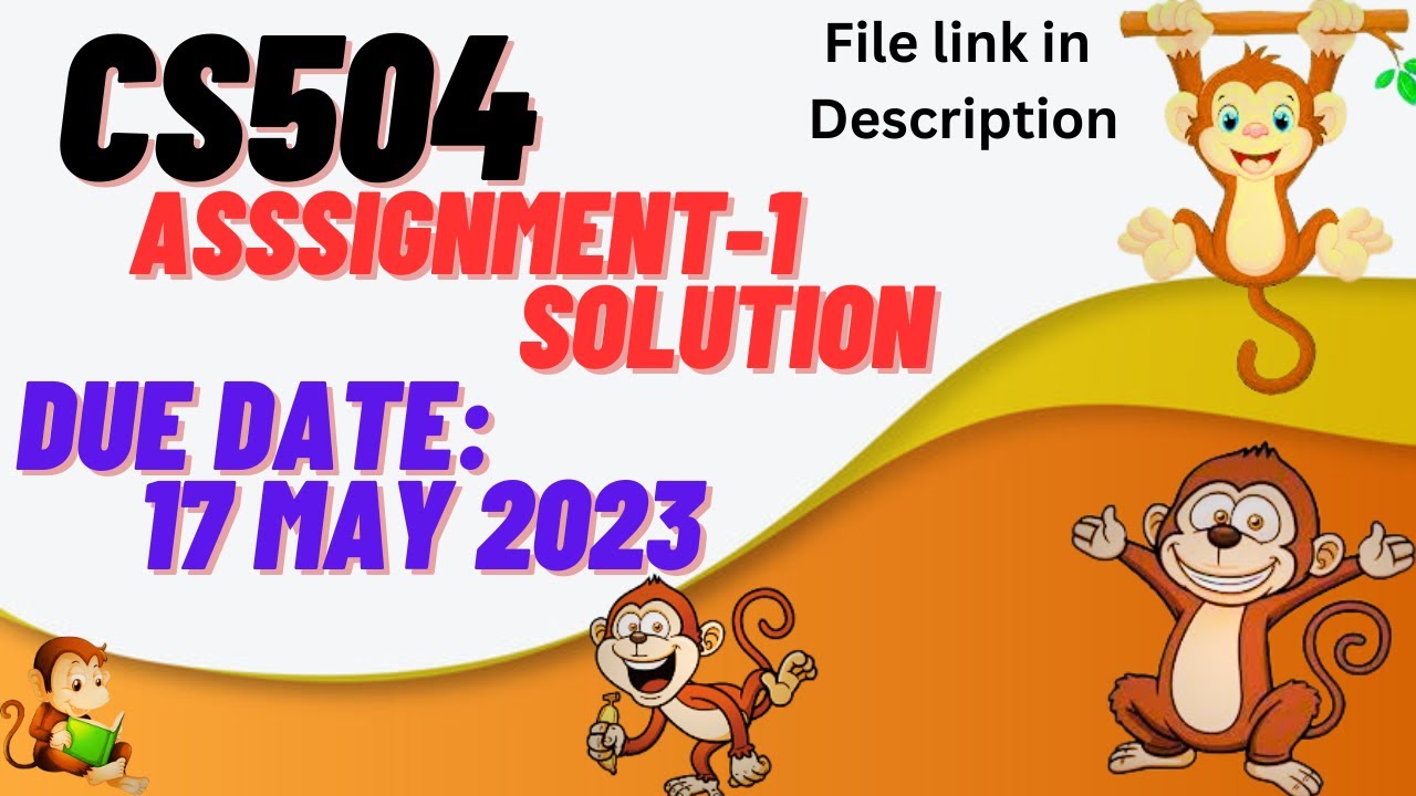 cs504 assignment 1 solution 2023 download