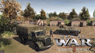 Панзерверфер на деревне в Men of War Assault Squad 2 | В Тылу Врага Штурм 2