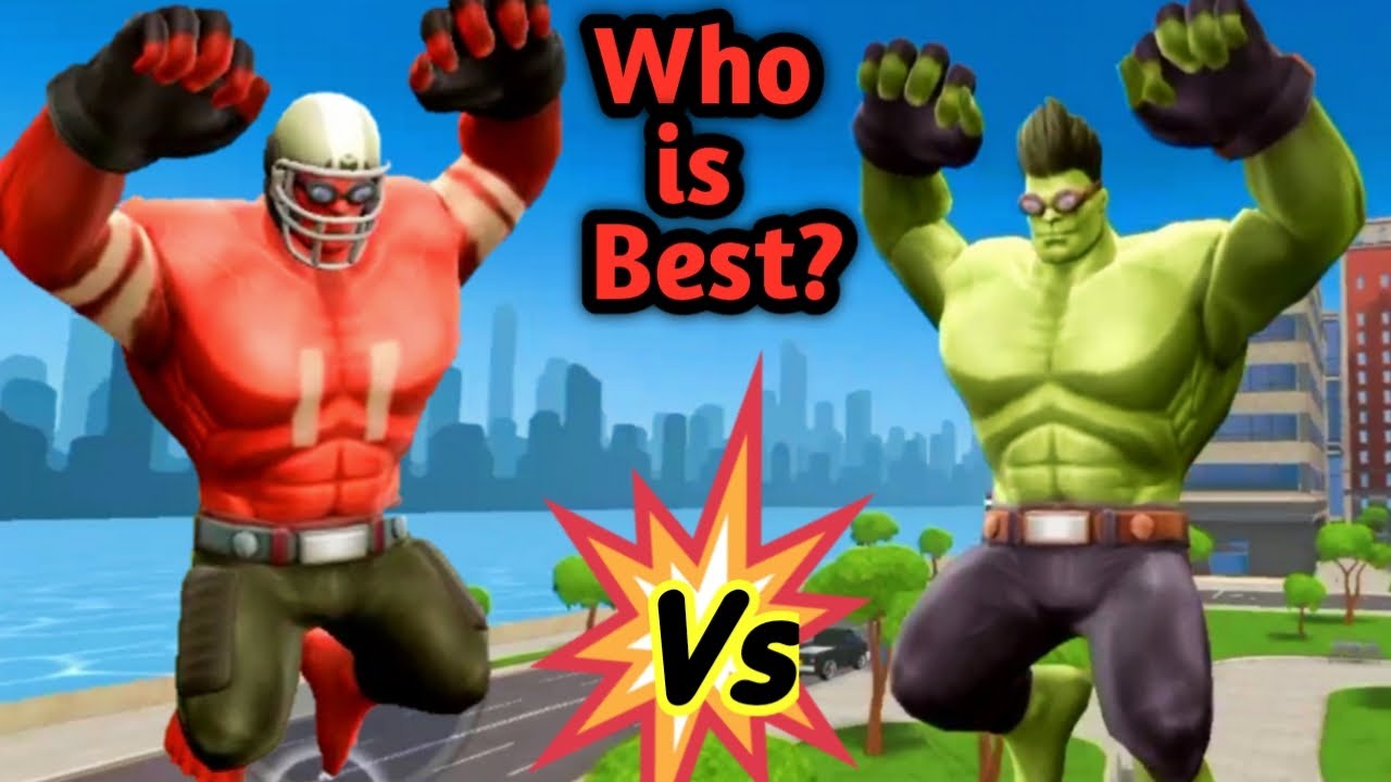 💥SPIDER FIGHTER 3 GAMEPLAY💥 Who is Best? RED HULK or GREEN HULK! (MUST ...