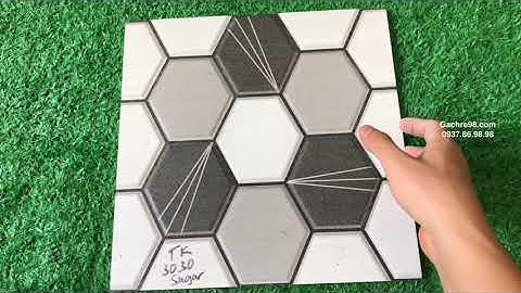 Gạch Lát Nhà Tắm Đẹp 30x30 Hình Lục Giác Mẫu Mới Quận Bình Thạnh