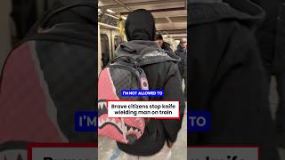 Citizens Take Down Knife-Wielding Man on Train 💪