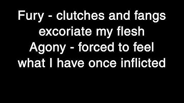 Defeated Sanity - The Purging Lyrics [HQ]