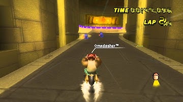 DDR Double Trick + Wallglitch tutorial (Lap 1 & Lap 2) (TAS)