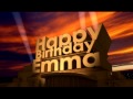Happy birthday Emma