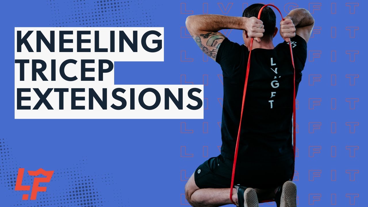 Kneeling Tricep Extension with Resistance Bands Movement Breakdown