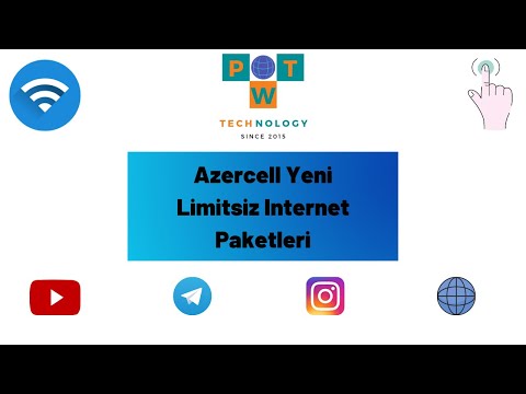 Azercell Yeni Limitsiz Internet Paketleri / Pulsuz Internet 2021