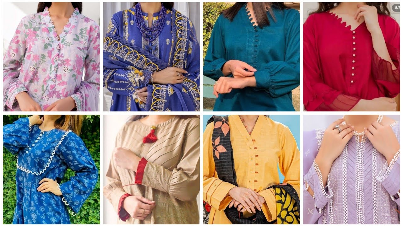 New Neck & Sleeve Designs For Kurti | Latest Neck & Sleeve Designs 2024 |