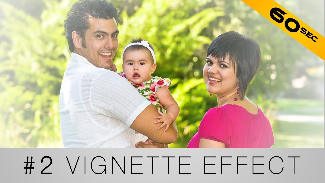 #2 Make a vignette effect - Photoshop in 60 seconds 