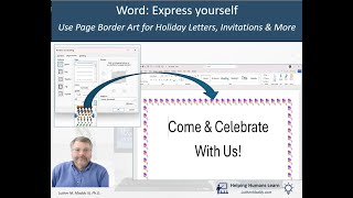 Word Tutorial: Easily add artistic page borders to your documents