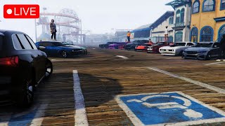 GTA 5 ONLINE LIVE CAR MEET🚘| CAR SHOW🔥| DRAGS | CRUISE Ps4💯