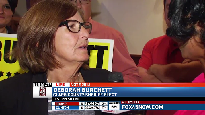 Deborah Burchett wins Clark County Sheriff Race