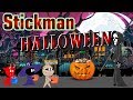 Stickman mentalist. Scary Halloween.